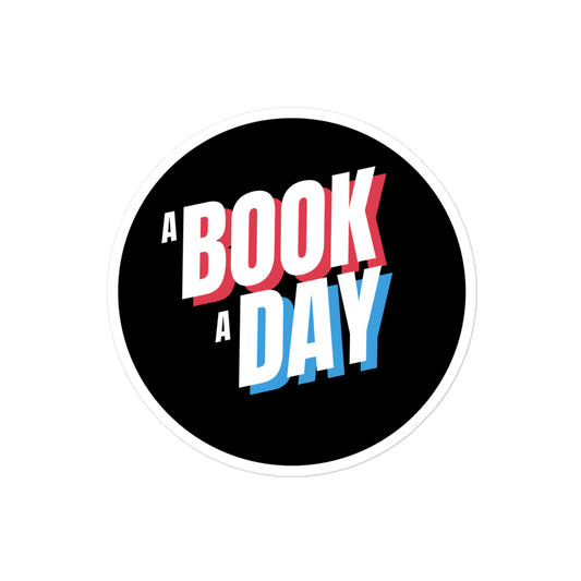 "A BOOK A DAY" Bubble-free stickers
